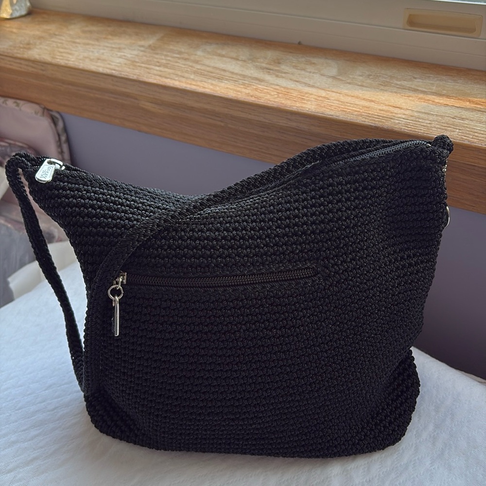 SAK Black Knit Bag